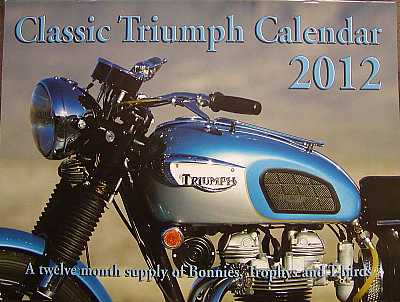 Classic Triumph Calendar, 2012