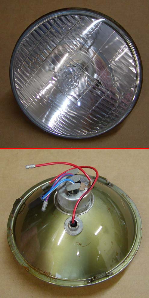 Headlight Lens and Reflector Assembly