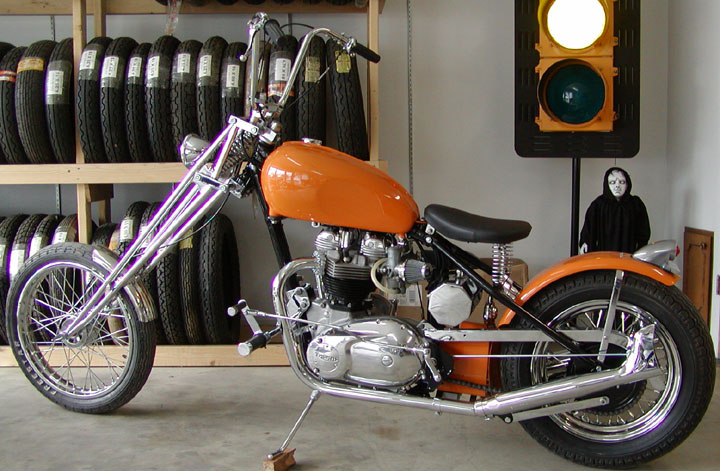 Triumph bonneville 650 chopper cheap